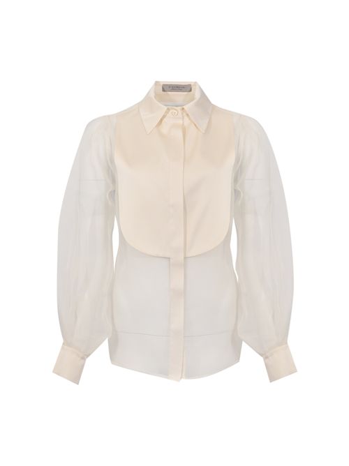 Camicia in seta e raso D. Exterior | 626813AVOR